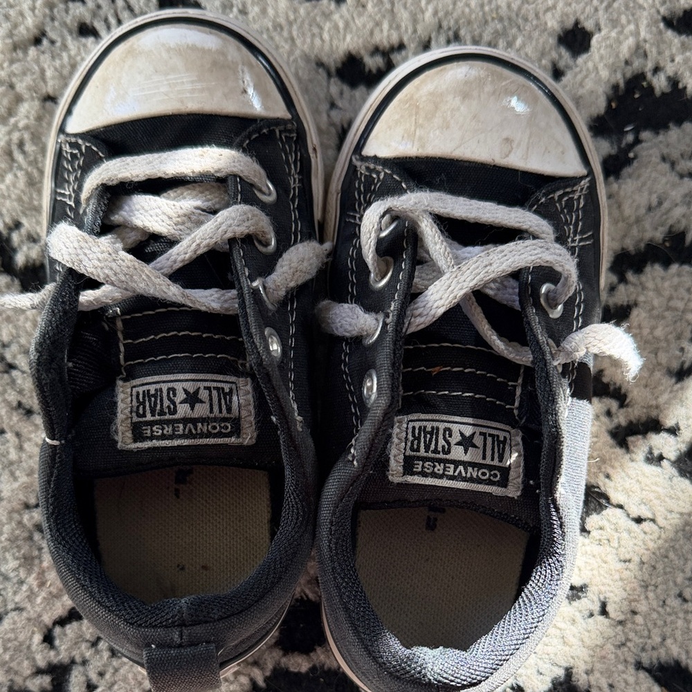 Converse Kids Black and White Sneakers